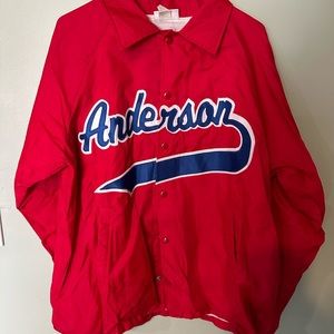 Flash red boomer jacket size:L